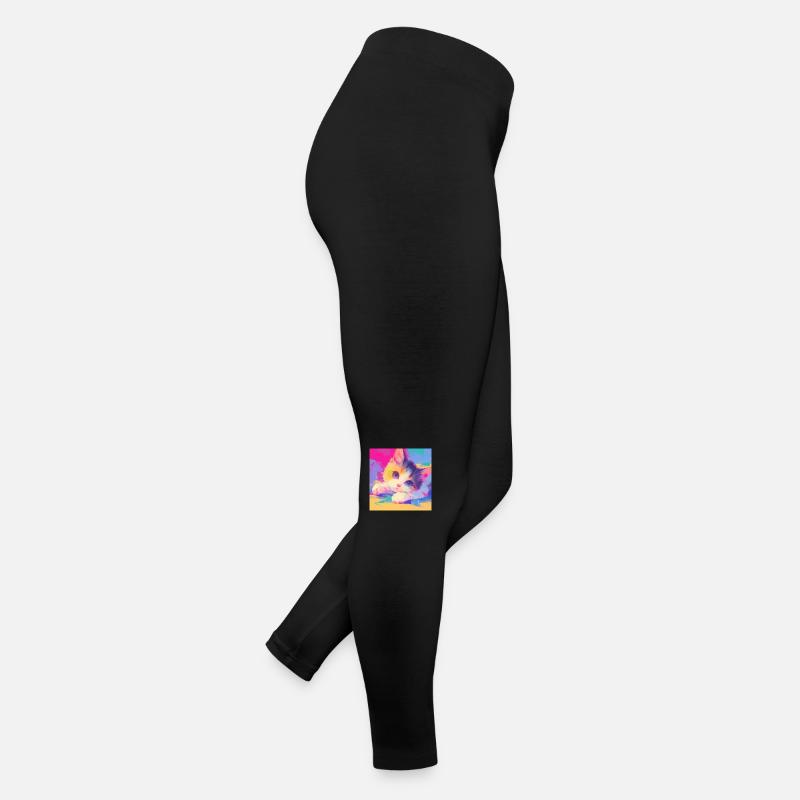 Chat, Motif De Chat Legging en jersey Femme