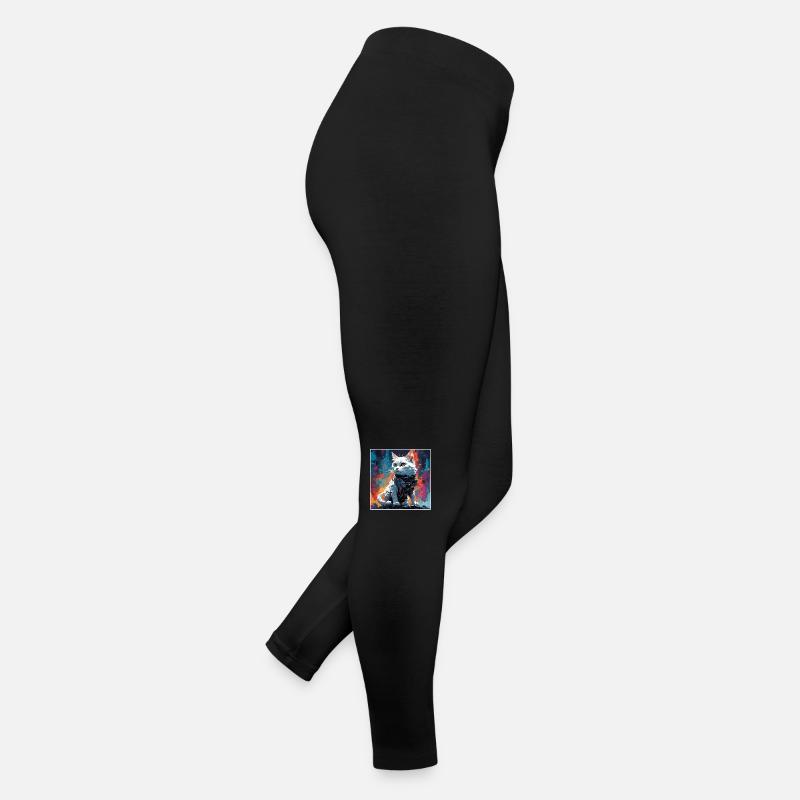Astronaute / Espace / Animal / Chat / Vaisseau spatial Legging en jersey Femme