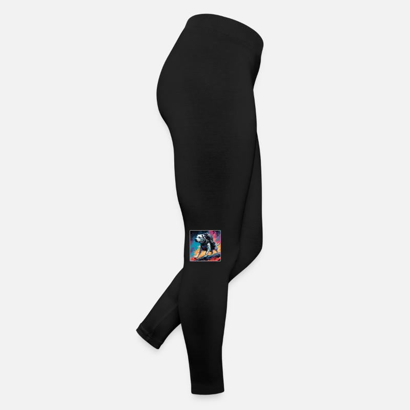 Astronaute / Espace / Vaisseau spatial / Chien Legging en jersey Femme
