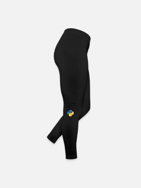Ich spreche fließend Klingonisch... - Frauen Jersey Leggings - Schwarz - Rechts