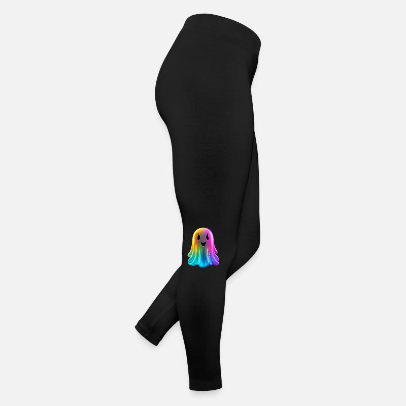 Colorful Ghost Women’s Jersey Leggings