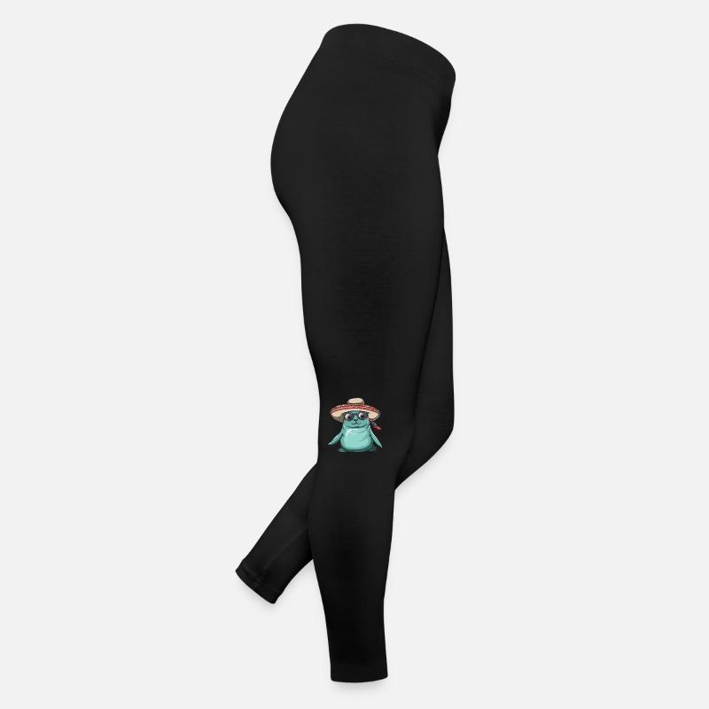 Seal Animal Funny Sombrero Women’s Jersey Leggings
