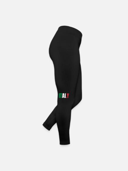Flag of Italy - Women’s Jersey Leggings - black - Right