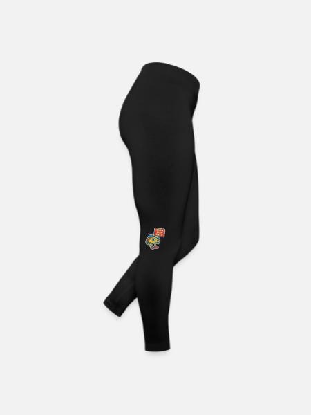 Protestation contre les régimes - Legging en jersey Femme - noir - Droite