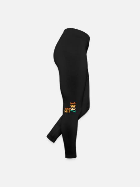 26 Jahre Geburtstag Jahrgang 1997 - Frauen Jersey Leggings - Schwarz - Rechts