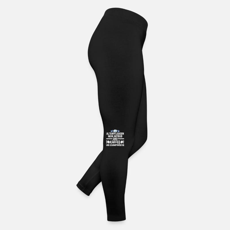 Pflege Kaffee Pflegekraft AltenPflegerinin Frauen Jersey Leggings
