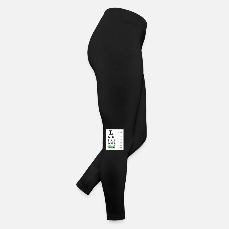 LGBTQIA+ Sehtafel Frauen Jersey Leggings