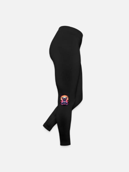 Polar Bear Panda Bear Citation Geek Gift Idea - Legging en jersey Femme - noir - Droite