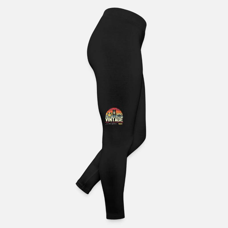 Vintage 1991 Geschenk Frauen Jersey Leggings