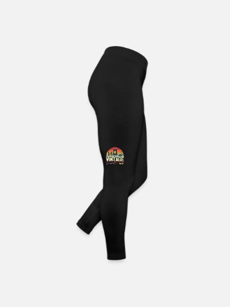 Cadeau Millésime 2002 - Legging en jersey Femme - noir - Droite