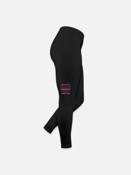 This Is What The World's Greatest Mom Looks Like - Women’s Jersey Leggings - black - Right