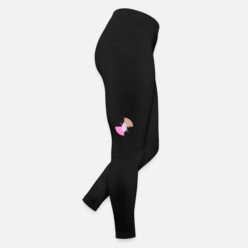 Duo Pastellgrau Rosa Frauen Jersey Leggings