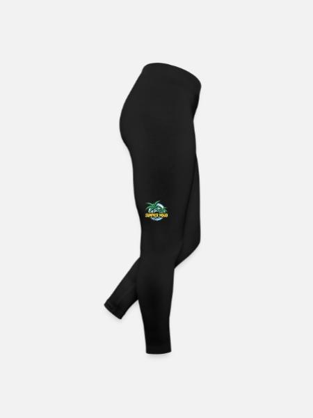 Summer Mood - Women’s Jersey Leggings - black - Right