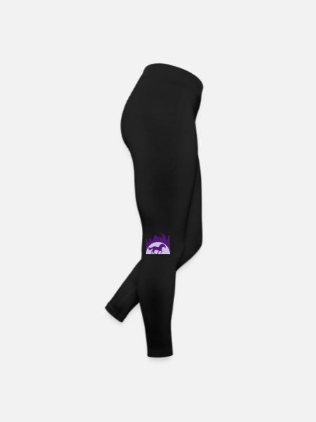 Sun Beach Palm Horse - Women’s Jersey Leggings - black - Right