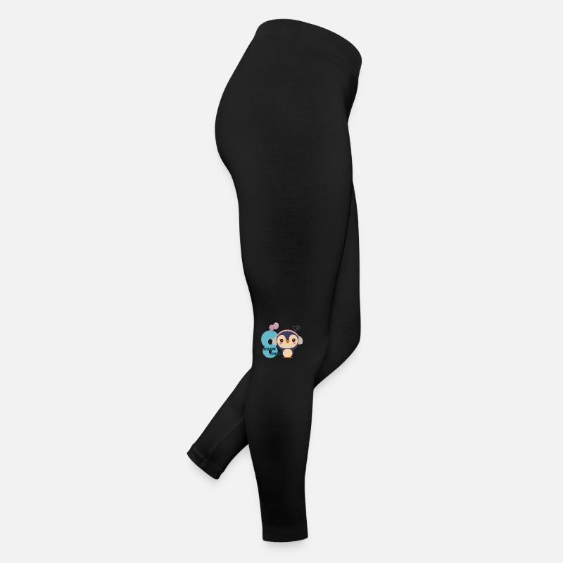 Kleiner süßer Pinguin zum 8. Geburtstag Frauen Jersey Leggings