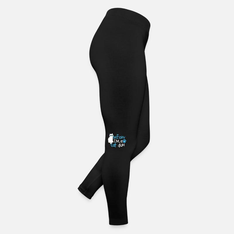 Miau, ich bin eine Katze Duh süße Katze Halloween-Geschenk Frauen Jersey Leggings