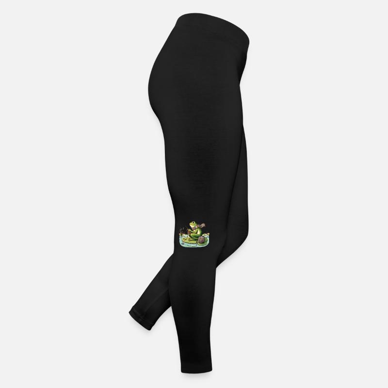 Grenouille à tricoter Legging en jersey Femme