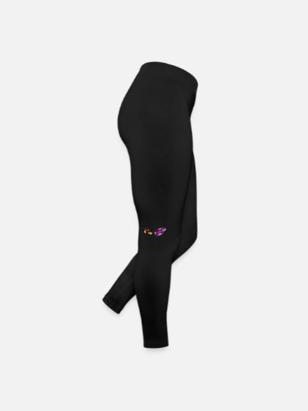 Traces - Frauen Jersey Leggings - Schwarz - Rechts