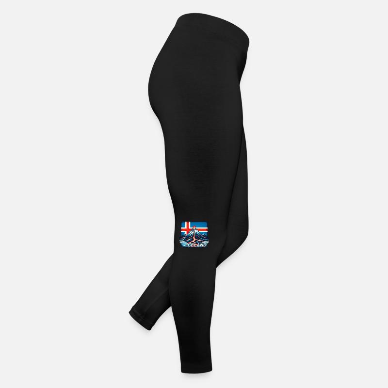 Islande Islande 3 - Legging en jersey Femme - noir