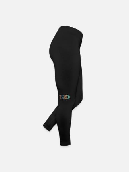 1963 vintage rétro - Legging en jersey Femme - noir - Droite