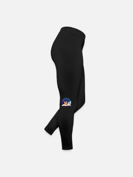 Kätzchen Bücher Katze Lesen Kater Buch Hauskatze - Frauen Jersey Leggings - Schwarz - Rechts