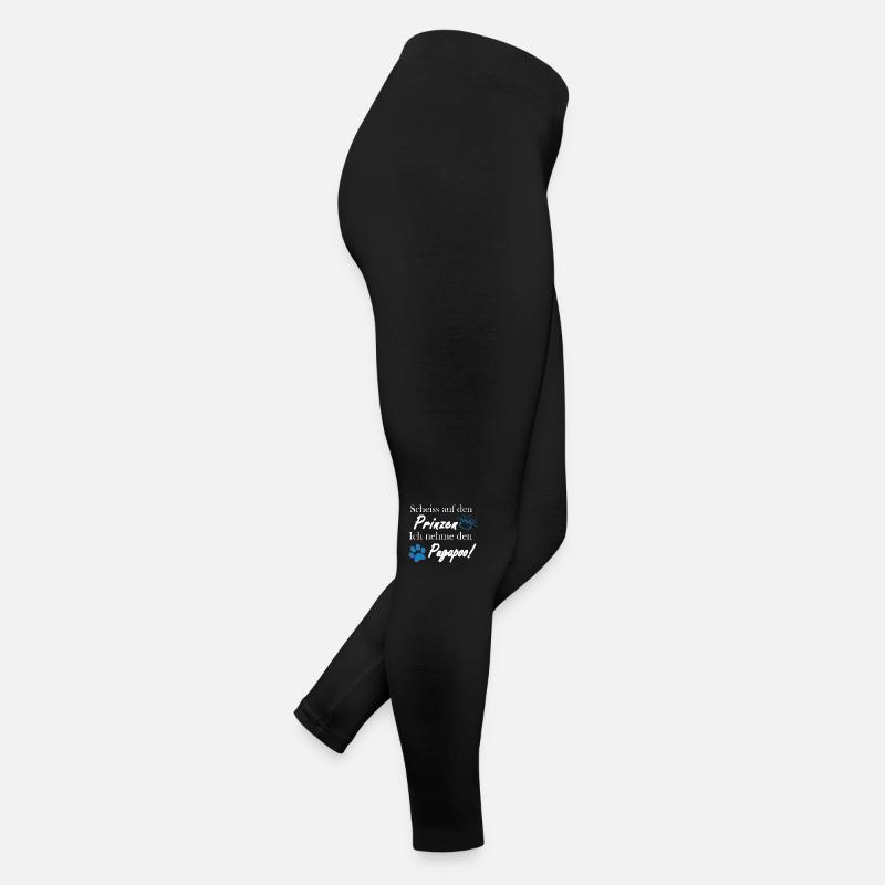 Scheiss auf den Prinzen, ich nehme den Pugapoo! Frauen Jersey Leggings