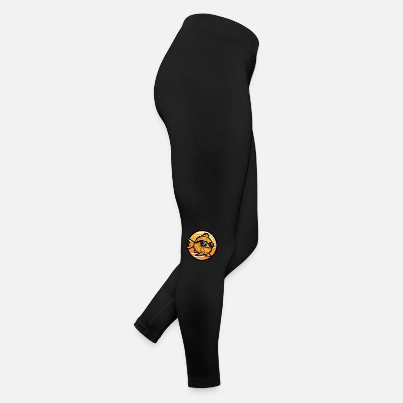 Goldfische Comic Cool Frauen Jersey Leggings