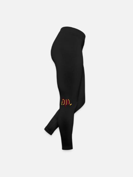 bier fass trinken durst saufen party feiern oktobe - Frauen Jersey Leggings - Schwarz - Rechts