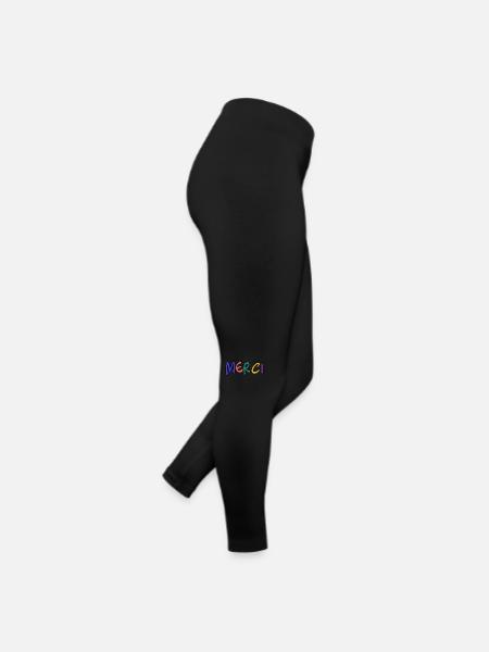 MAÎTRESSE. MAITRE. MERCI. MERCI MAÎTRESSE - Legging en jersey Femme - noir - Droite