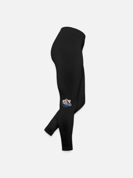 Matterhorn souvenir souvenir online shop - Women’s Jersey Leggings - black - Right