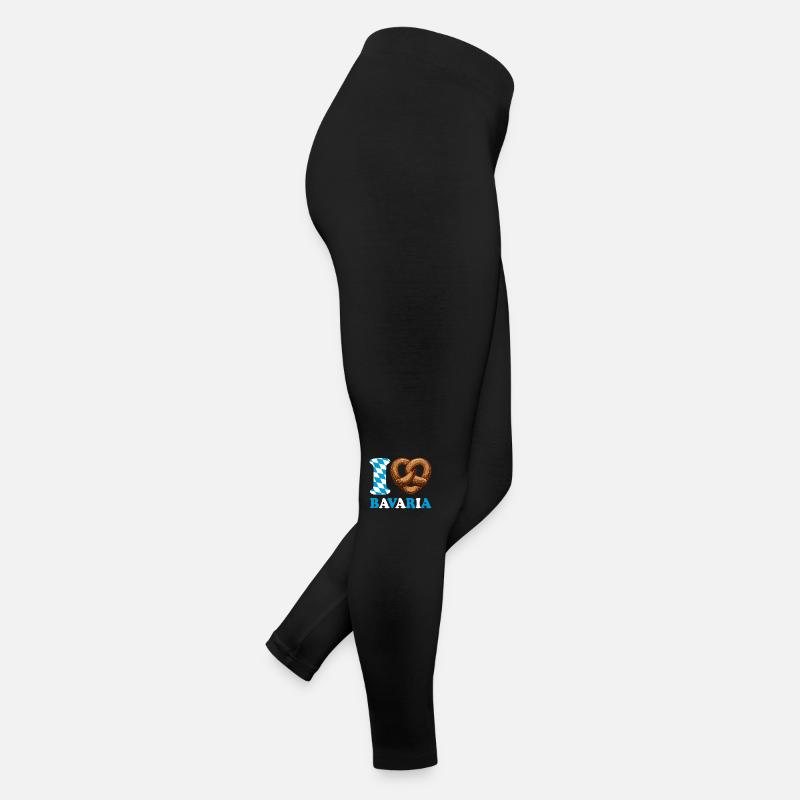 J’aime le bretzel de Bavière - Coeur - Dire Legging en jersey Femme