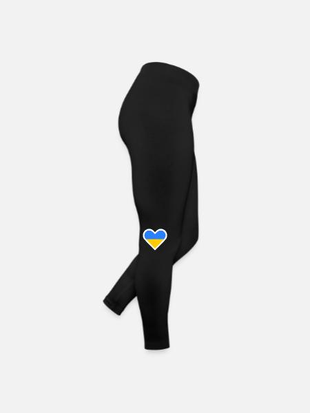 Ukraine - Legging en jersey Femme - noir - Droite