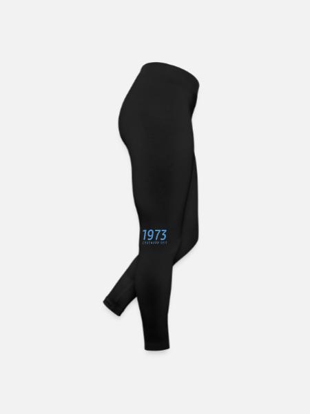 Legendär seit 1973 - Frauen Jersey Leggings - Schwarz - Rechts