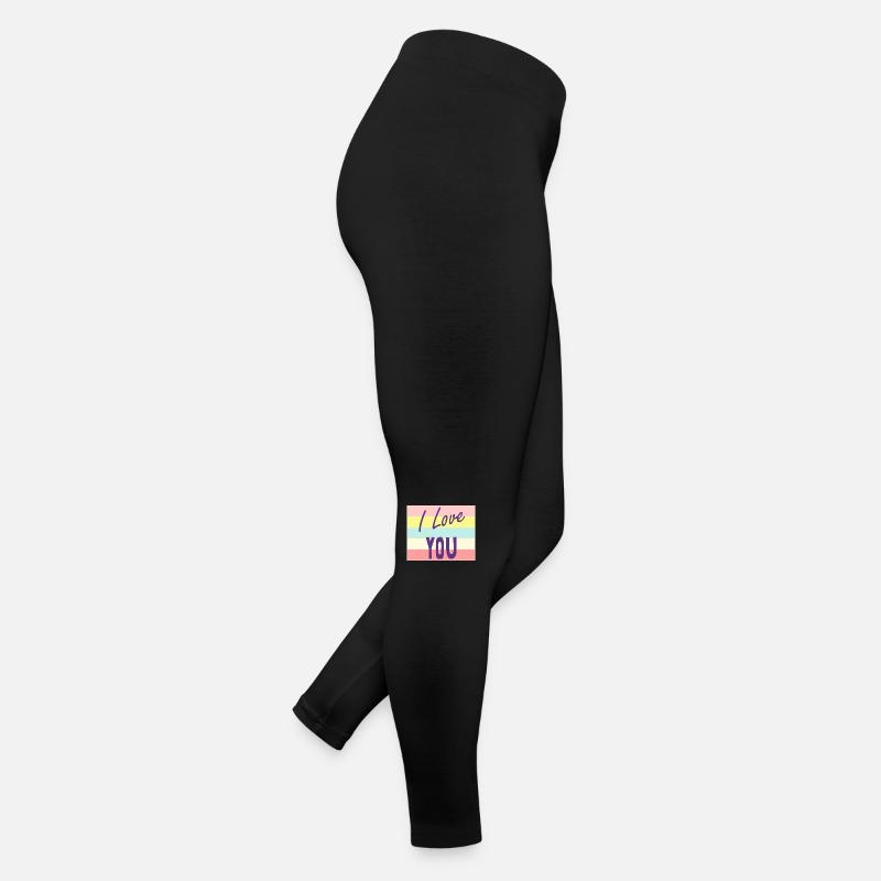 SAINT VALENTIN. EVJF. JE T'AIME. I LOVE YOU. AMOUR Legging en jersey Femme