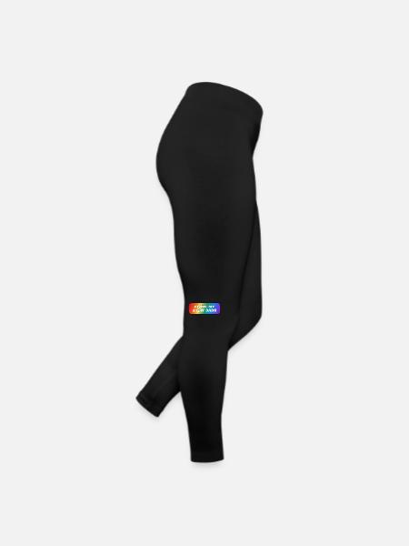J’aime mes 2 papas gays - Legging en jersey Femme - noir - Droite