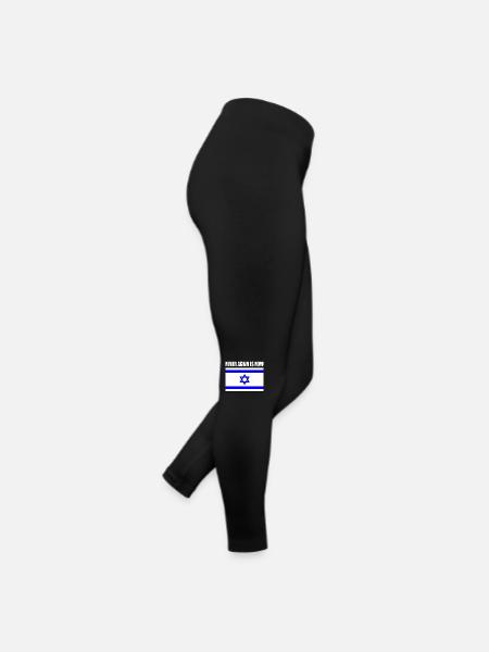 Never again is now - Women’s Jersey Leggings - black - Right