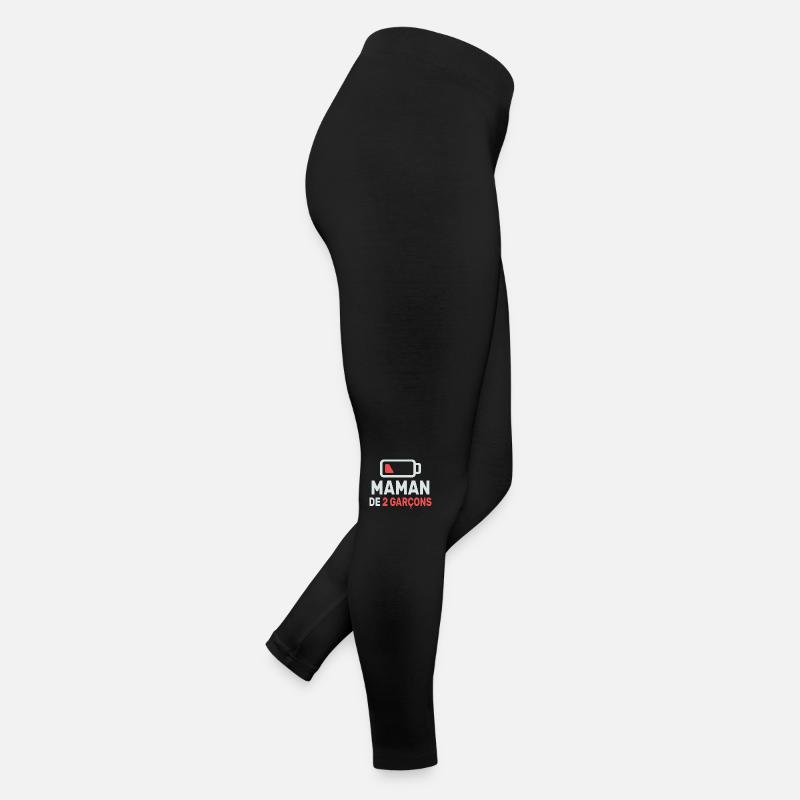 Maman de deux garçons Legging en jersey Femme