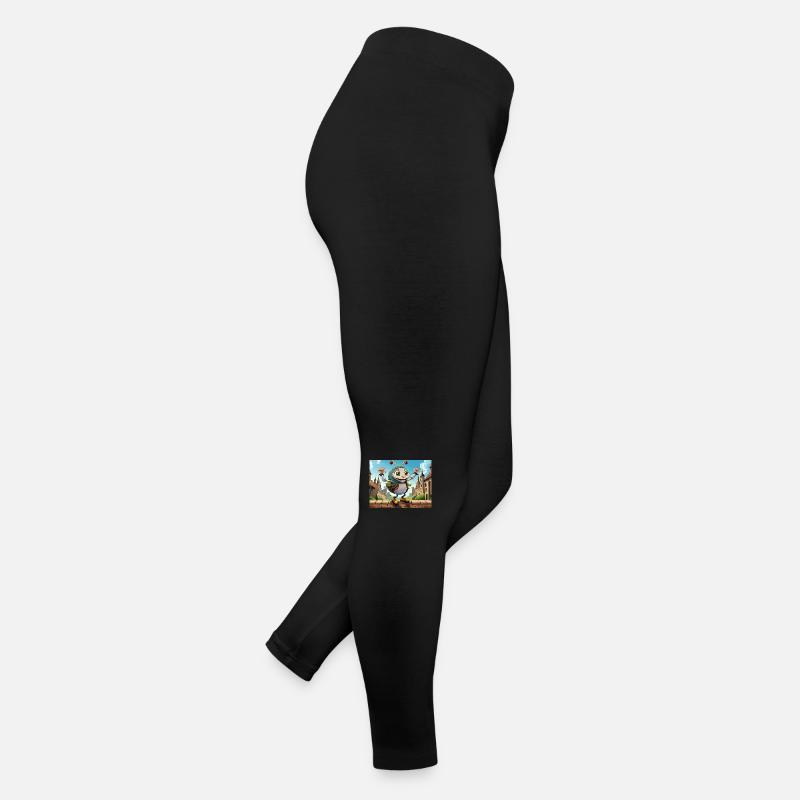 Auf der Mauer auf dem Aussichtspunkt Auf der Mauer Frauen Jersey Leggings