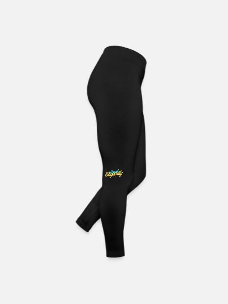 Speak Eloquently 01 - Women’s Jersey Leggings - black - Right