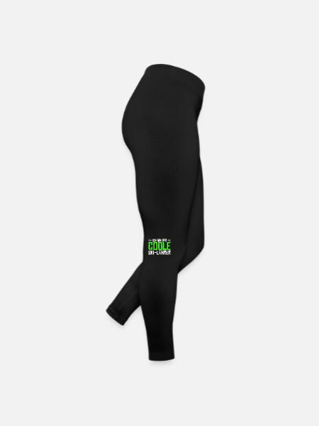 Skilehrer Skilehrer Skilehrer Skilehrer - Frauen Jersey Leggings - Schwarz - Rechts