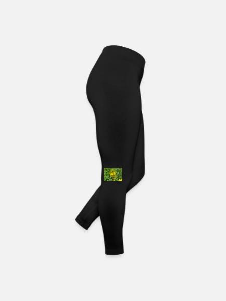 black mustard (in german Schwarzer Senf) - Women’s Jersey Leggings - black - Right