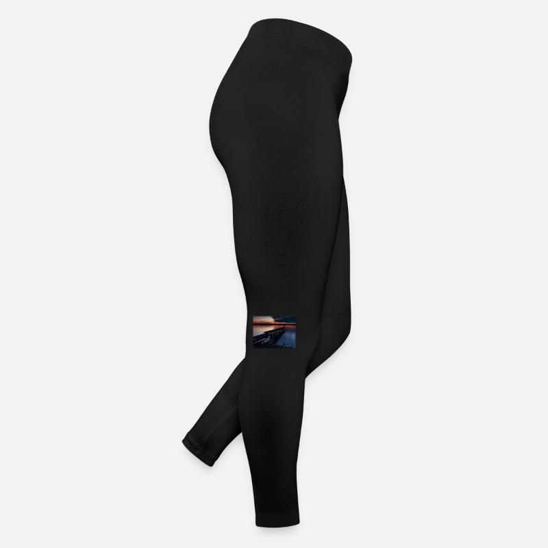 Sunset at Lake Ammersee Women’s Jersey Leggings