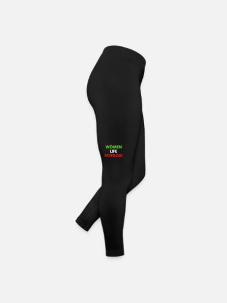Women life freedom - Legging en jersey Femme - noir - Droite