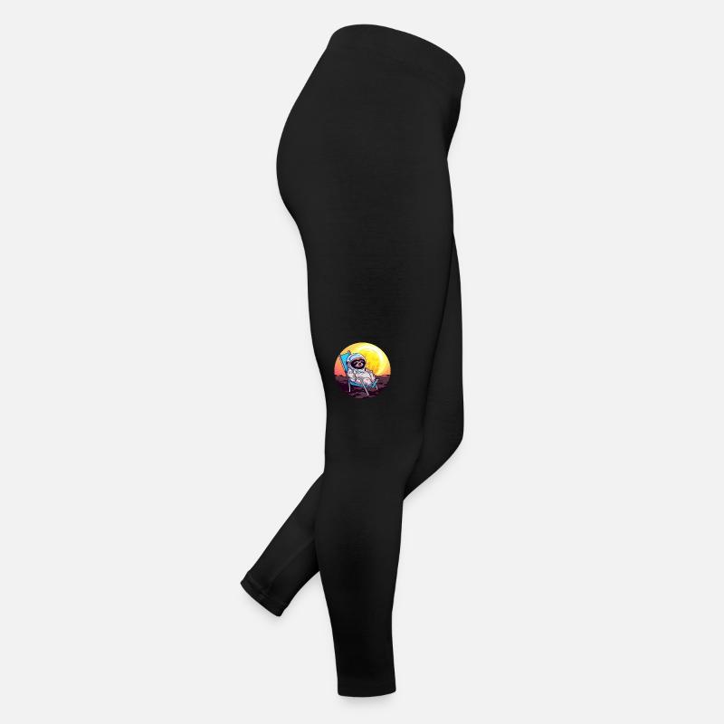 Astronaut sloth in a deck chair - original Women’s Jersey Leggings