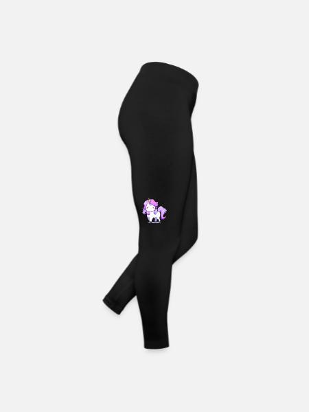 Unicorn Magic: Bright Colors, Vivid Dreams - Women’s Jersey Leggings - black - Right