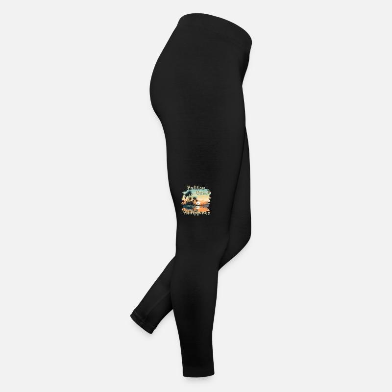 Philippines Paliton Beach Sunset Grunge Legging en jersey Femme