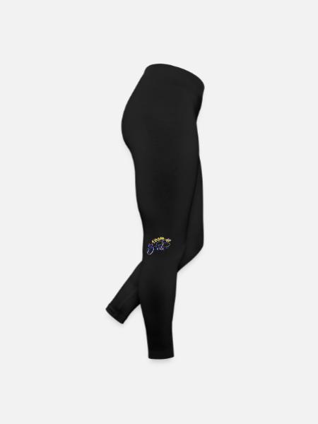 Bride bride wedding stag party bridesmaid party stag party - Women’s Jersey Leggings - black - Right