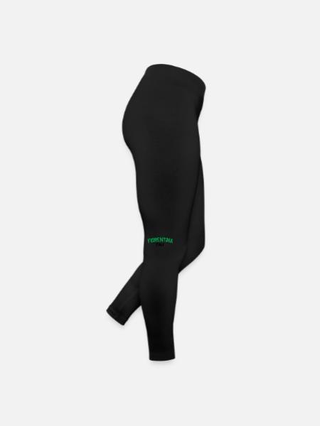 Fiorentina Italien - Frauen Jersey Leggings - Schwarz - Rechts