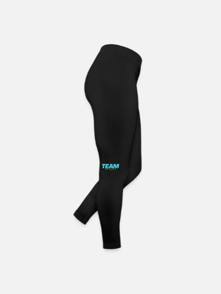 team member - Frauen Jersey Leggings - Schwarz - Rechts