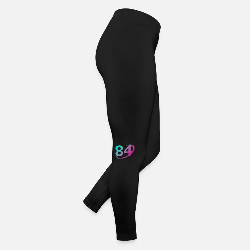 Nummer 84 mehrfarbig Frauen Jersey Leggings